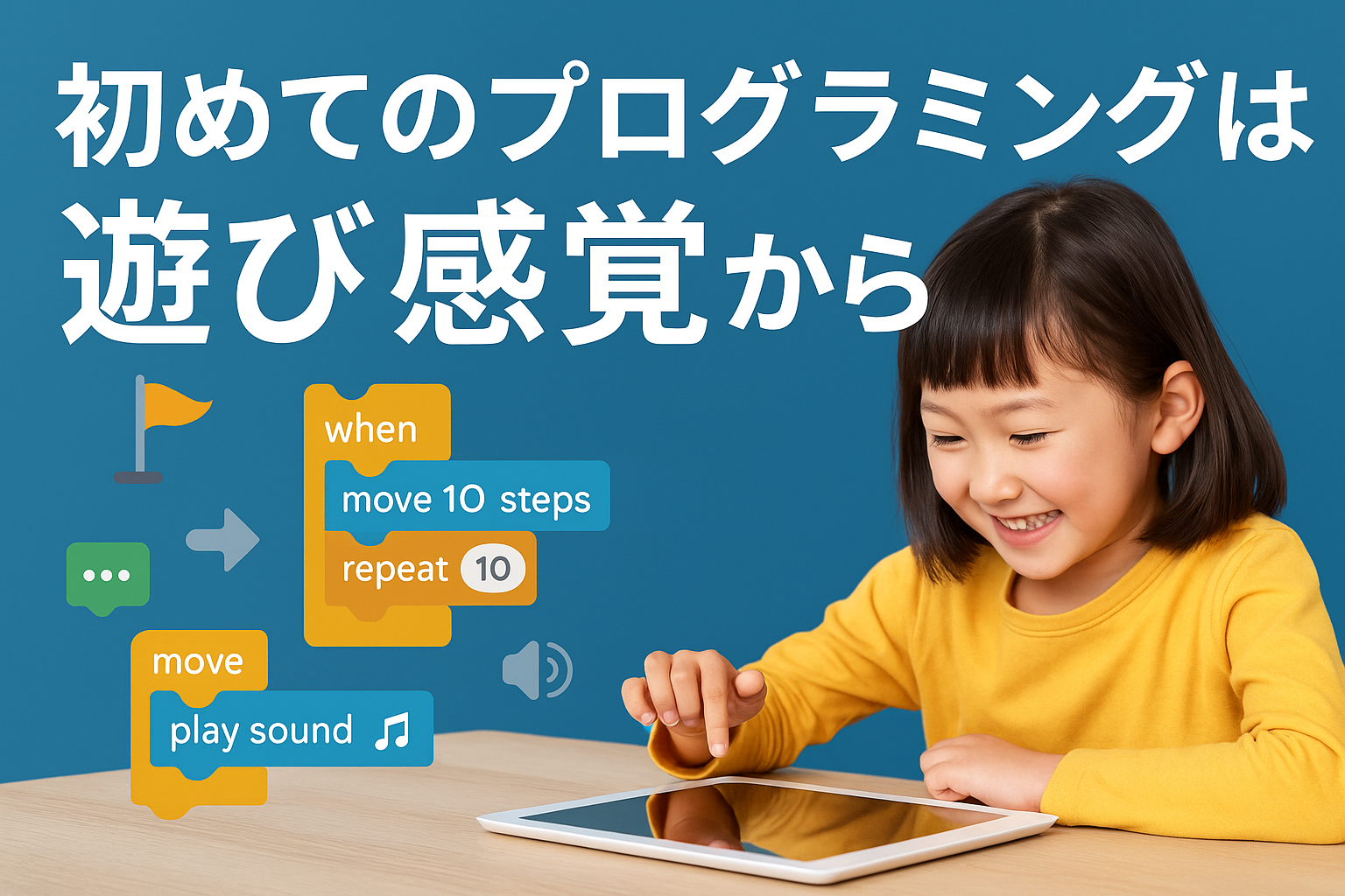 初めてのプログラミングは『遊び感覚』から！
