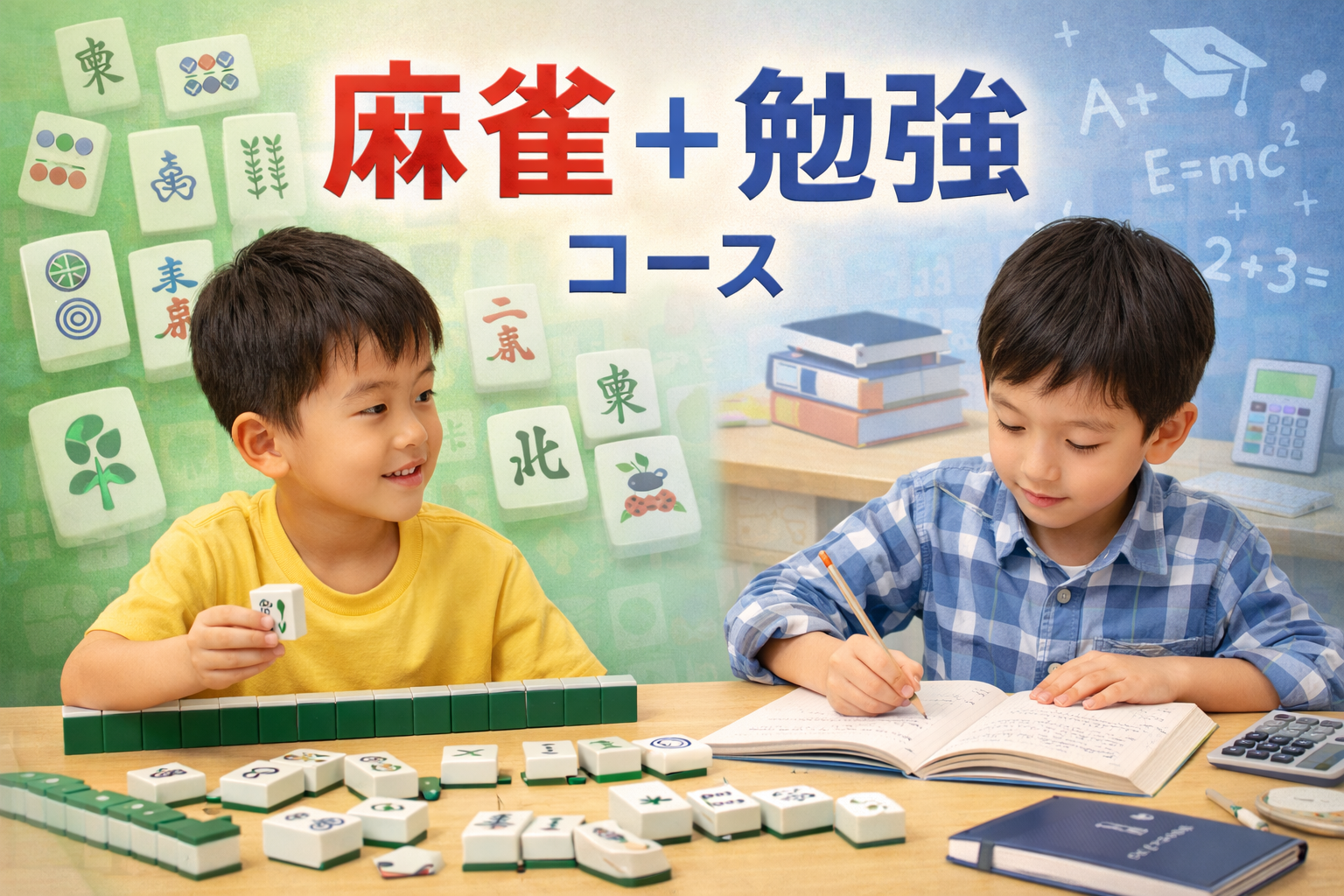 【開講】麻雀＋勉強コース｜個別指導ユニーク